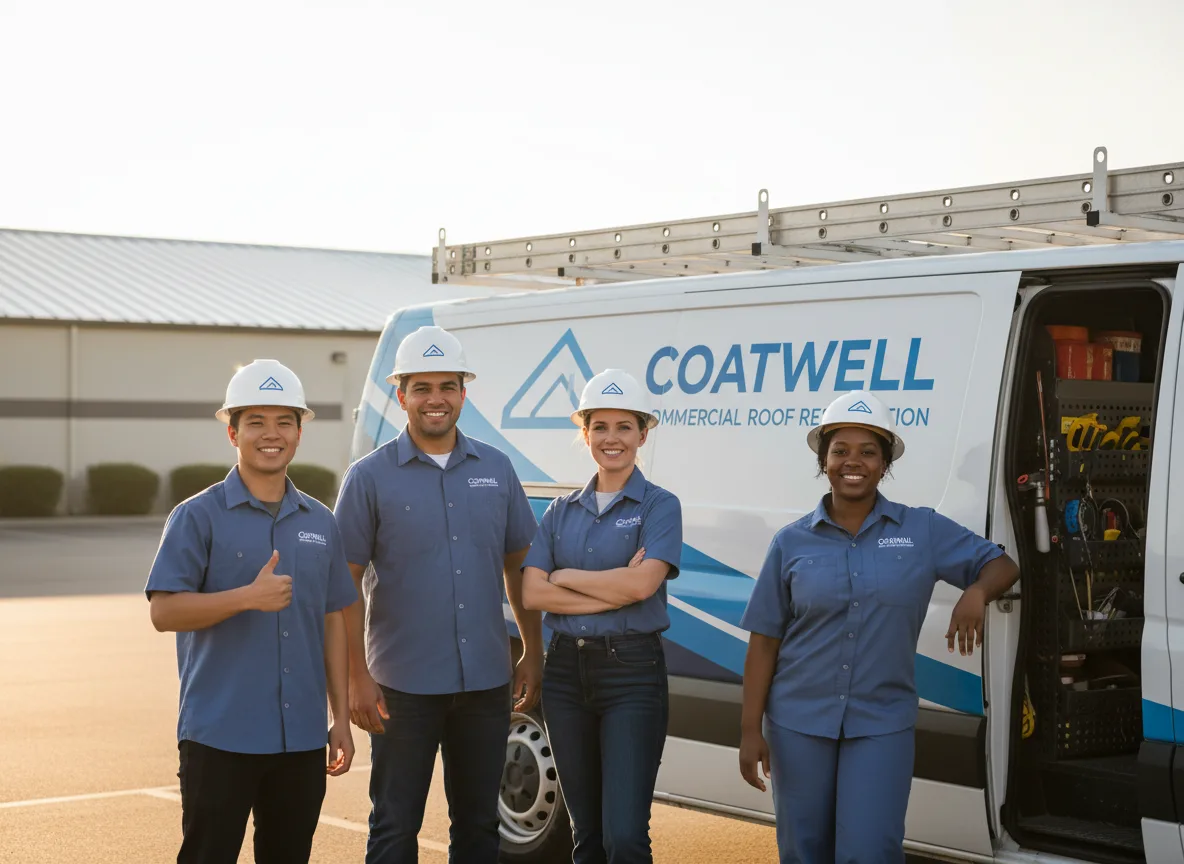 Commercial roof coating company in East Calais, VT